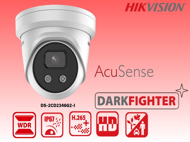 Hikvision Ip Dome 4 Mp AcuSense 2.8 Mm