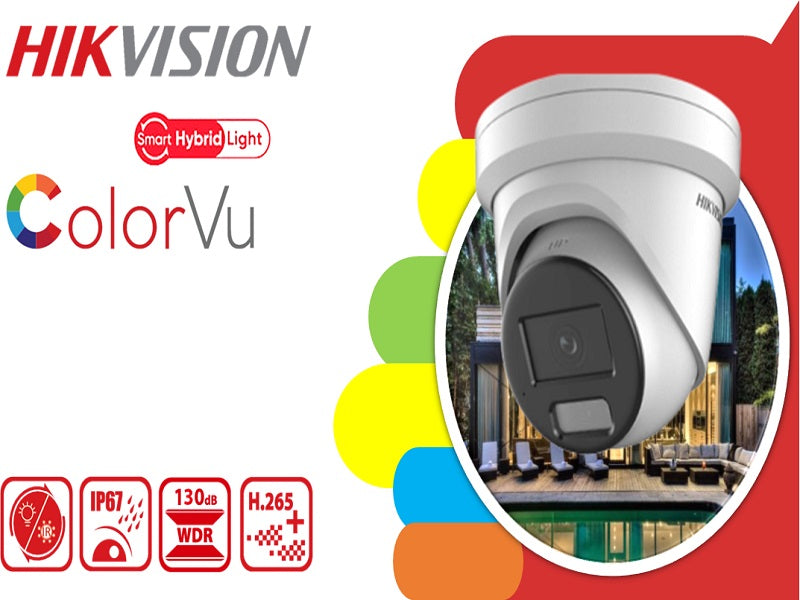HIKVISION Ip Dome 4 Mp Colorvu 2.8 Mm