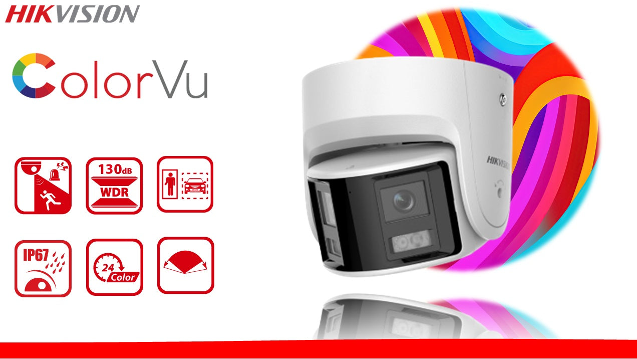 HIKVISION Panoramic Colorvu 4Mp Ip Cam