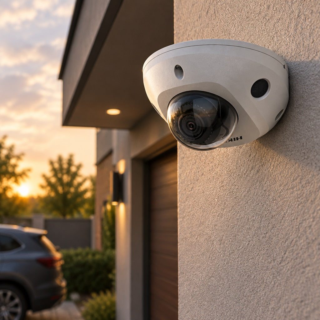 Hikvision 4MP AcuSense Mini Dome IP Cam – view 2