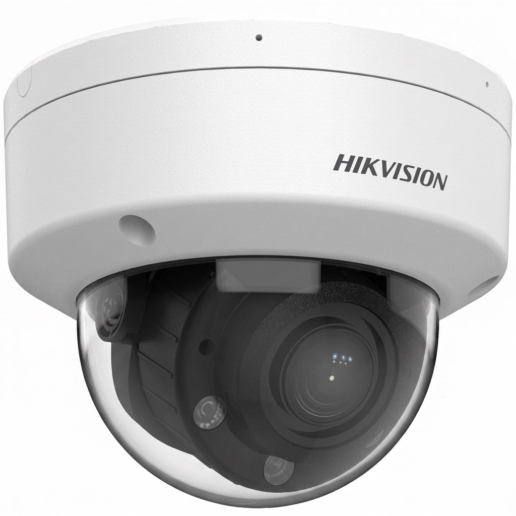 Hikvision DS-2CD2741G0-LIZSU 4MP Motorized VF Dome IP Camera - 2.8-12mm, Dual Light, Mic, IP67