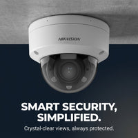 Hikvision DS-2CD2741G0-LIZSU 4MP Motorized VF Dome IP Camera - 2.8-12mm, Dual Light, Mic, IP67