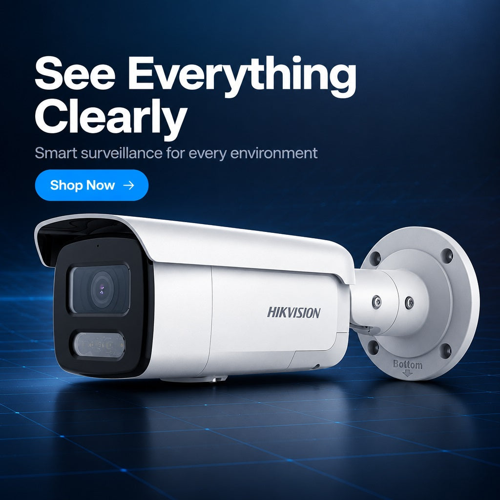 Hikvision 4MP ColorVu AcuSense Bullet IP – view 4