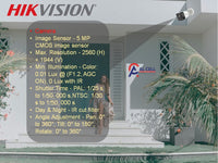 HIKVISION Bullet 5Mp Tvi Exir 2.8Mm