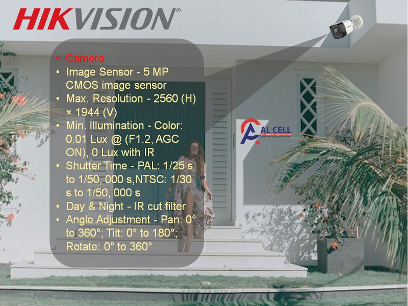 HIKVISION Bullet 5Mp Tvi Exir 2.8Mm