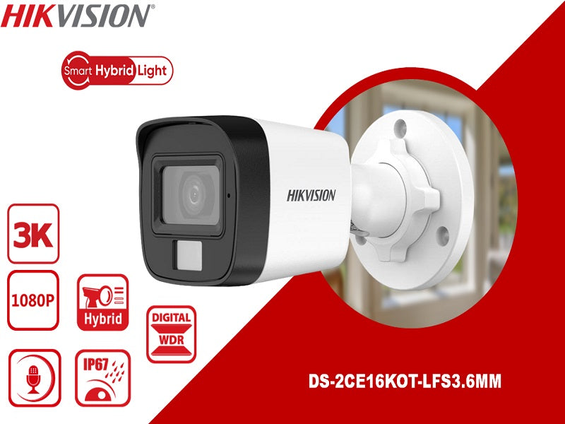 Hikvision 3K Exir Bullet Camera 3.6Mm