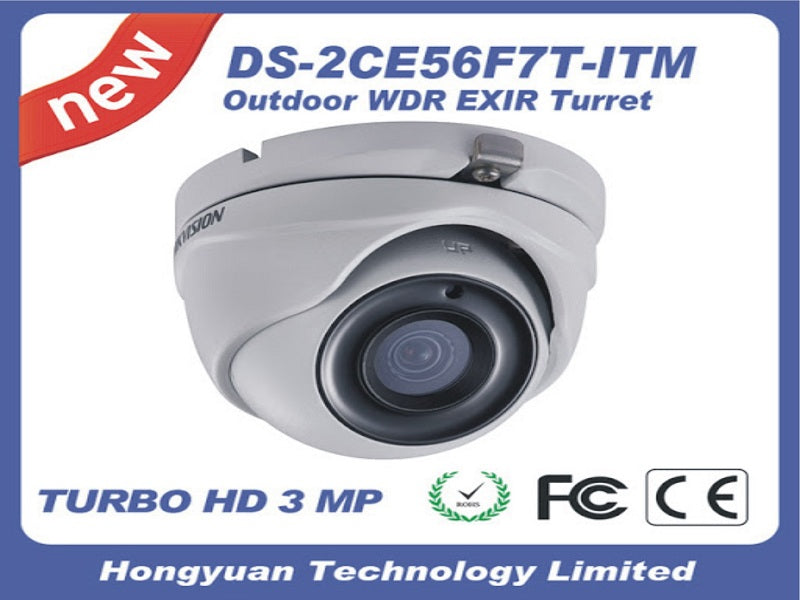 HIKVISION Dome 3Mp 3.6Mm 20Mtr Wdr