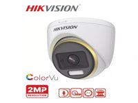 HIKVISION 2Mp Dome Colorvu Metal 3.6Mm