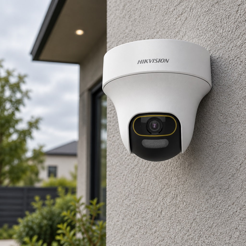 Hikvision 2MP ColorVu PT Camera With Mic – view 2