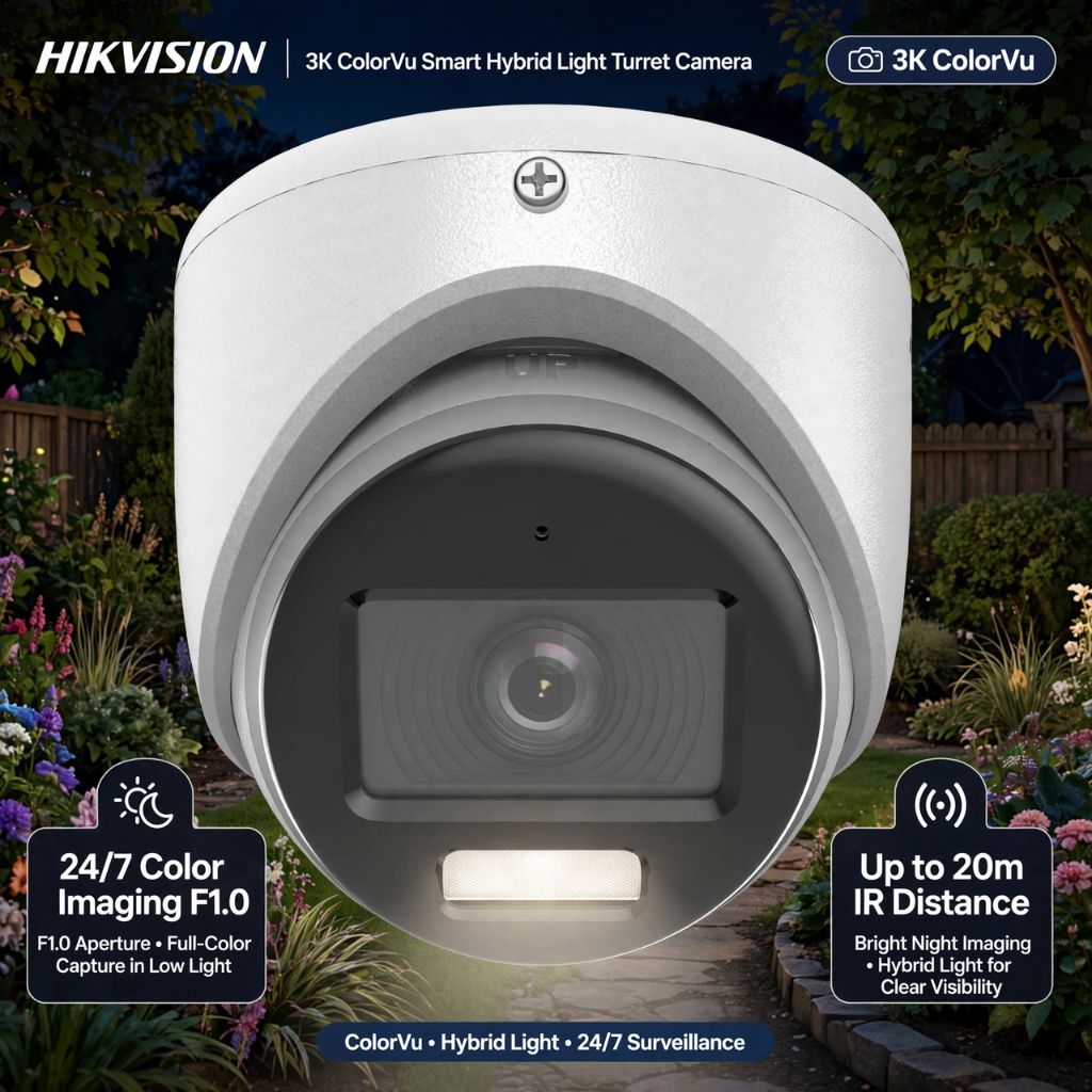 Hikvision 3K ColorVu 2.8mm Smart hybrid – view 3