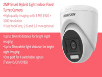 Hikvision 2Mp 2.8Mm Turret Dome Camera