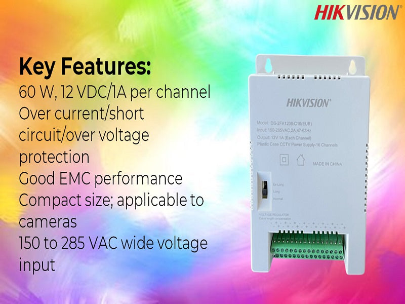 Hikvision 16Ch Indoor Power Supply
