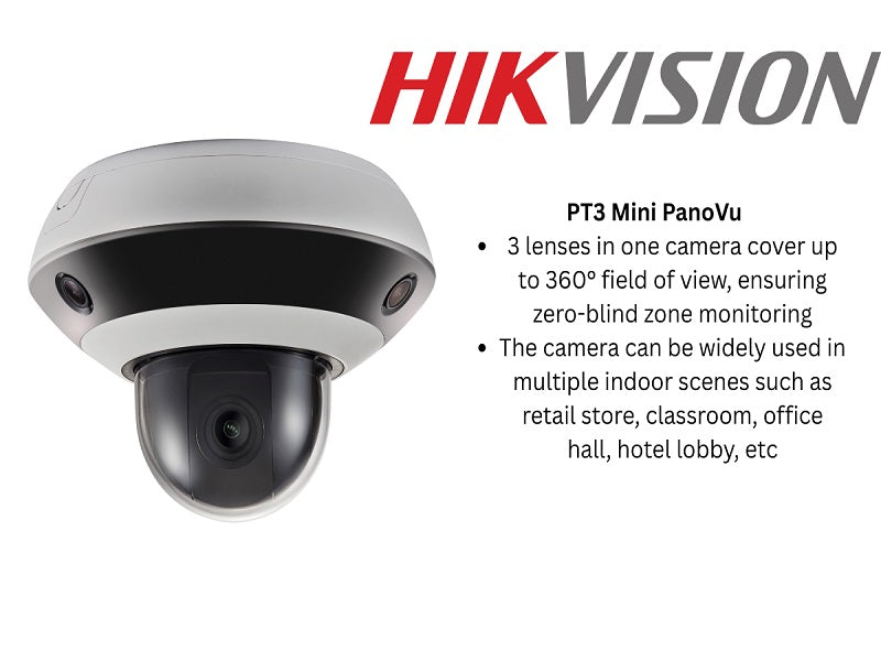 HIKVISION 2Mp/6Mp 4X Ip Mini Ptz Camera
