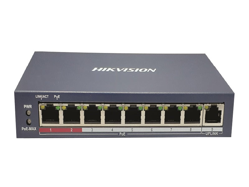 HIKVISION 8 Port Unmanaged 10/100M Poe