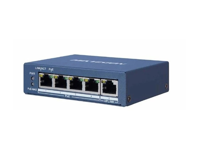 Hikvision 4 Port Gigabit Unmanaged Poe