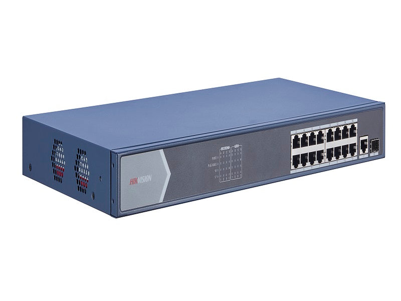 HIKVISION 16 Port Gigabit Poe Switch