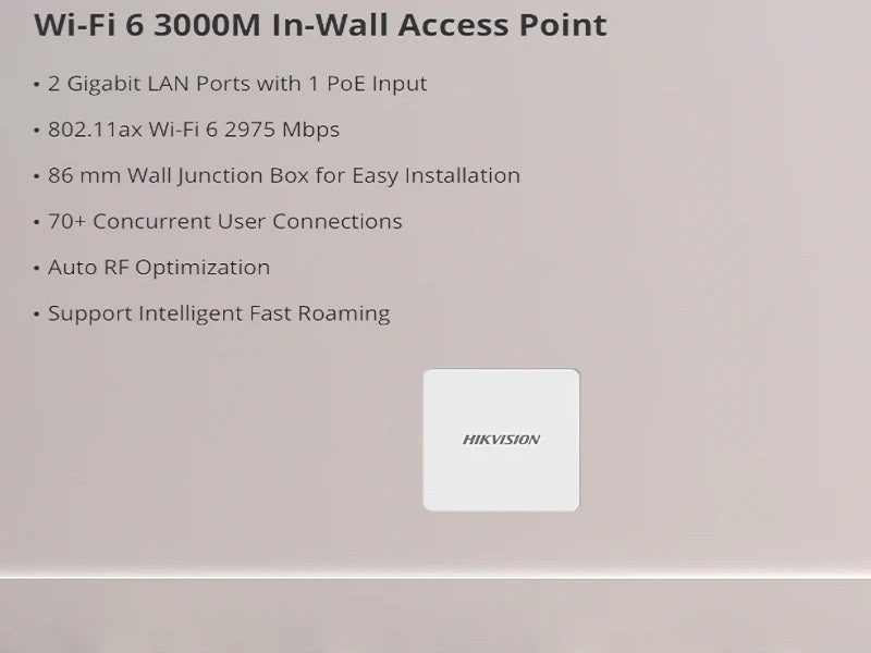 HIKVISION Wireless Access Point 3000mbps