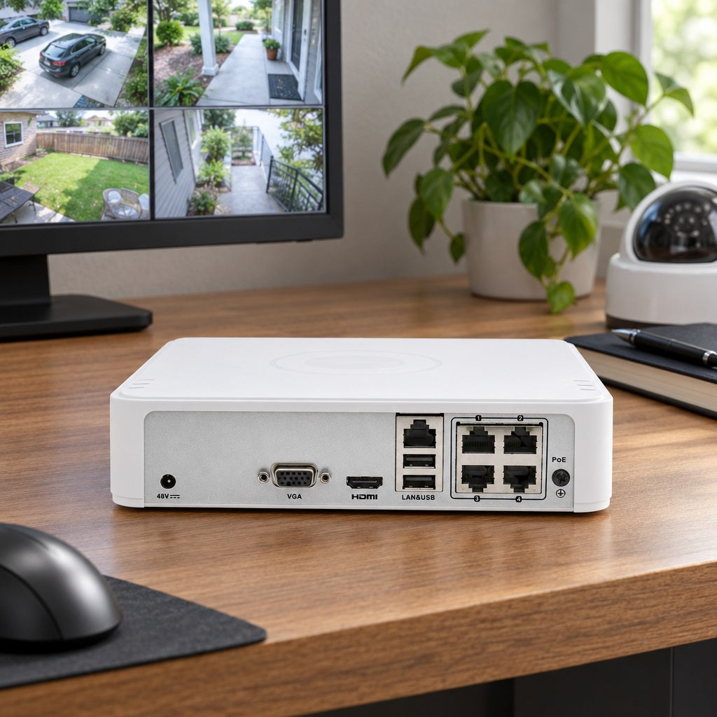 Hikvision DS-7104NI-Q1/4P 4-Channel 6MP NVR with 4 PoE - H.265+, HDMI/VGA – view 2