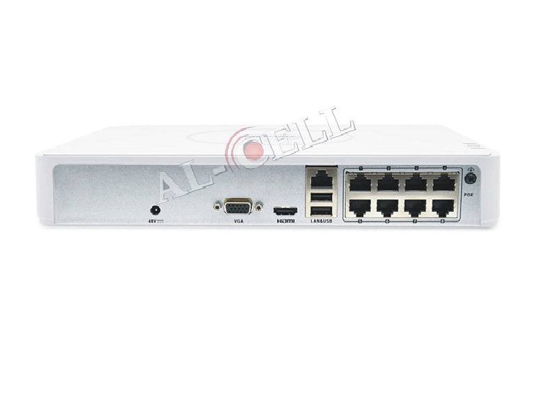 HIKVISION 8Ch Nvr 50Mbps,8Poe,2X Sata