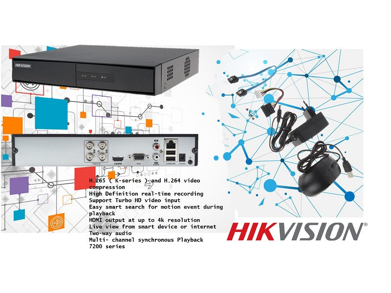 Hikvision 4Ch Blk Dvr Ds-7204Hghi-F1
