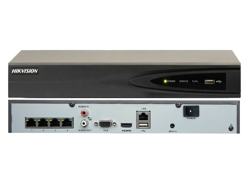 HIKVISION Nvr 4Ch 4K With 4 Poe