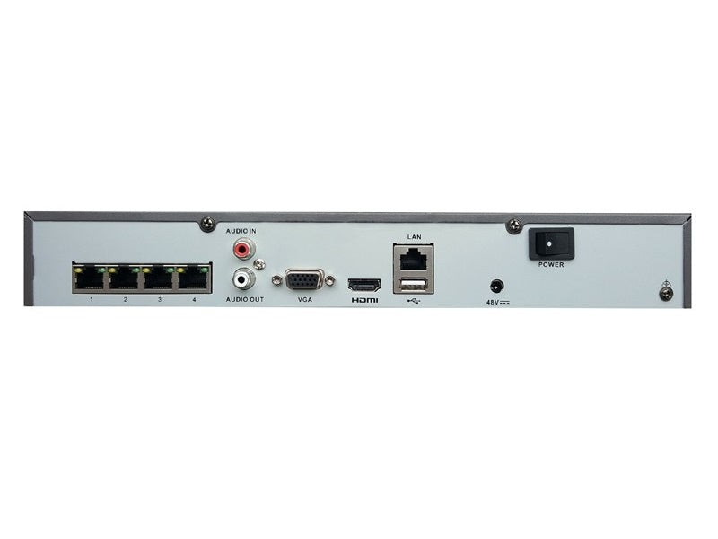 HIKVISION Nvr 4Ch 4K With 4 Poe