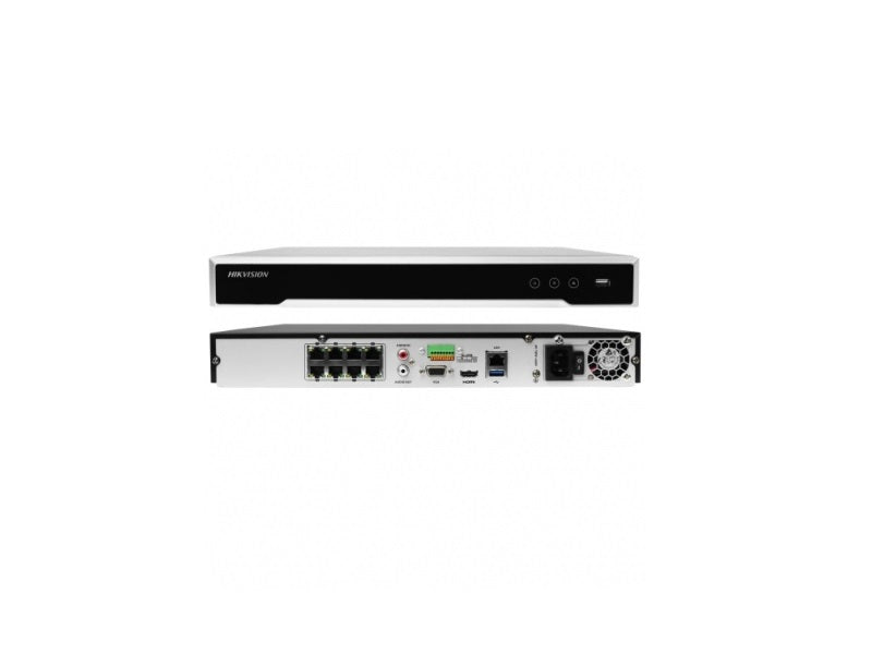 HIKVISION Nvr 8Ch Poe 80Mbps 2Hdd