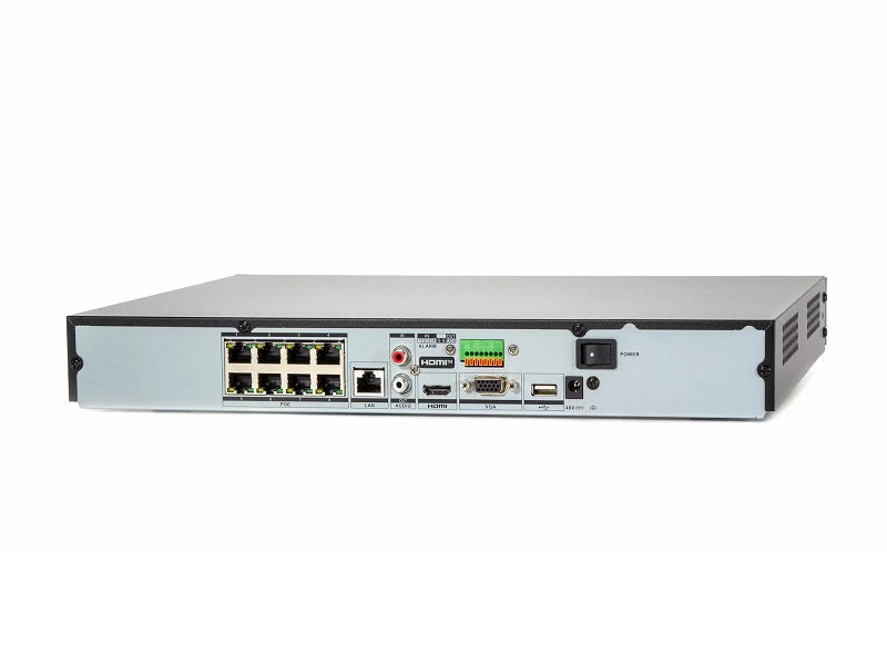 HIKVISION Nvr 8Ch 4k 80Mbps with 8 poe