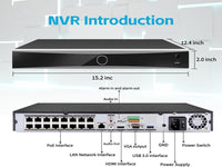 HIKVISION 16Ch 4K Nvr 16Ch Poe 160Mbps