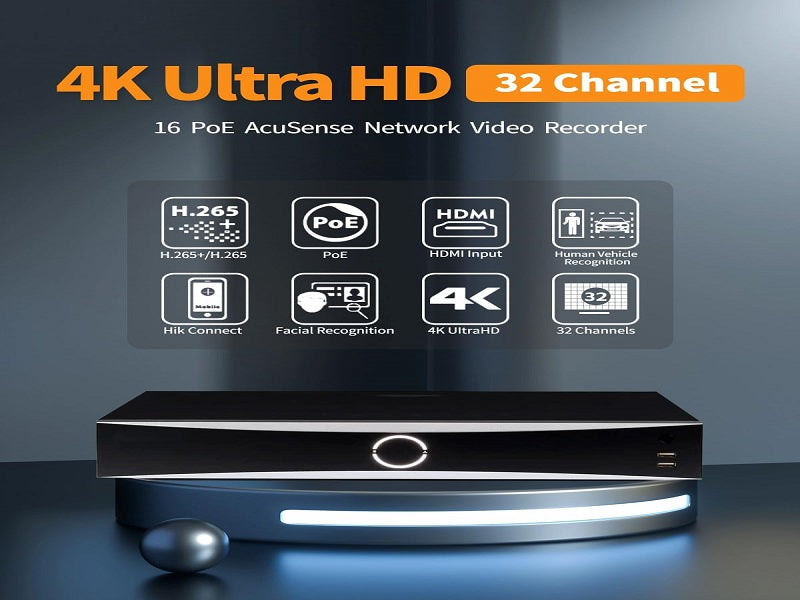 Hikvision 32Ch Acusense 4K Nvr +16 Poe