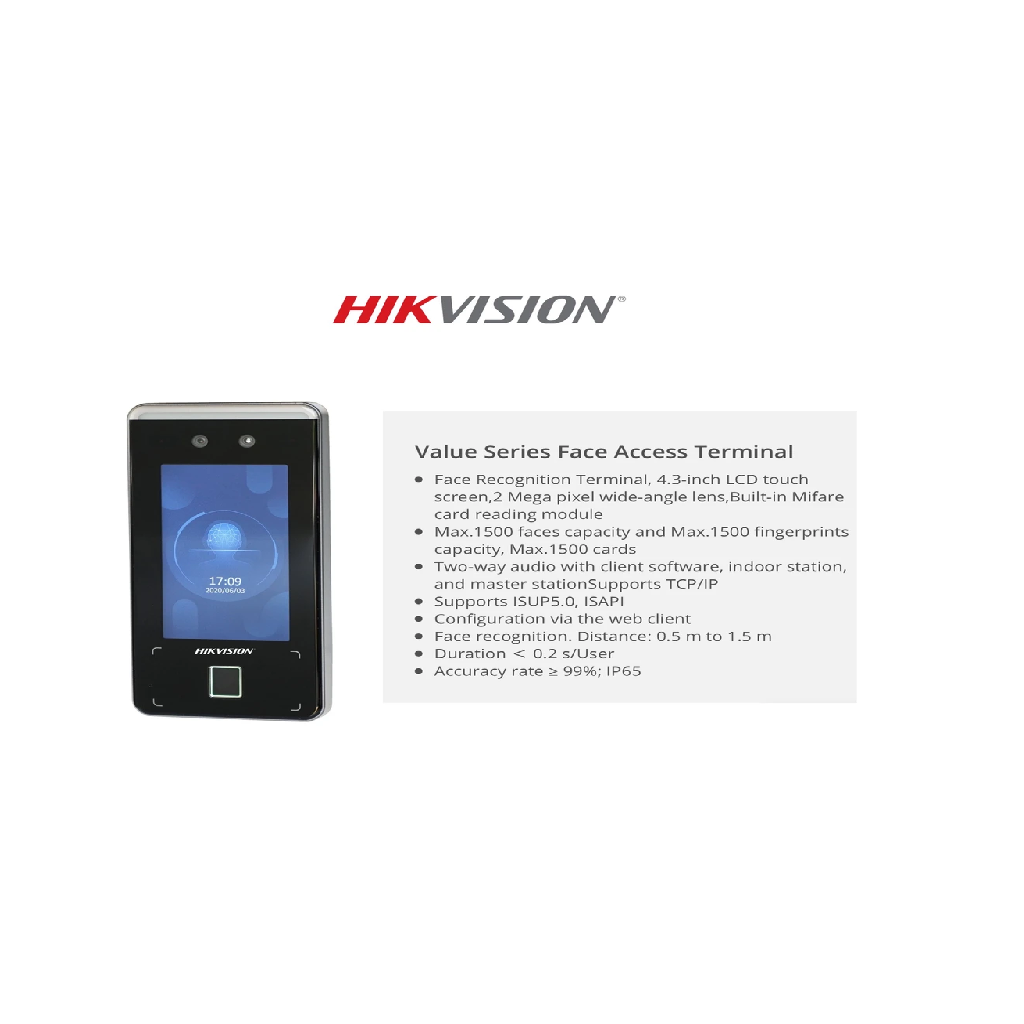 HIKVISION Value Series Face Access Termi