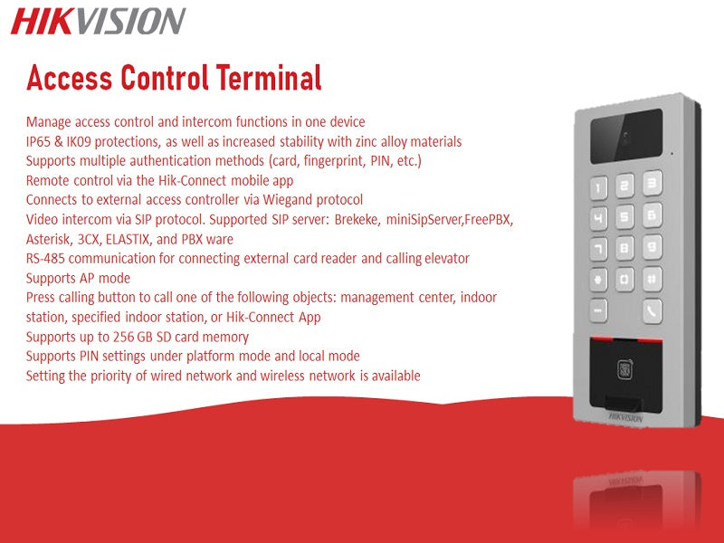 HIKVISION Access Control Terminal