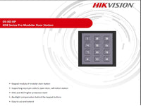 HIKVISION DS-KD-KP Pro Modular Door