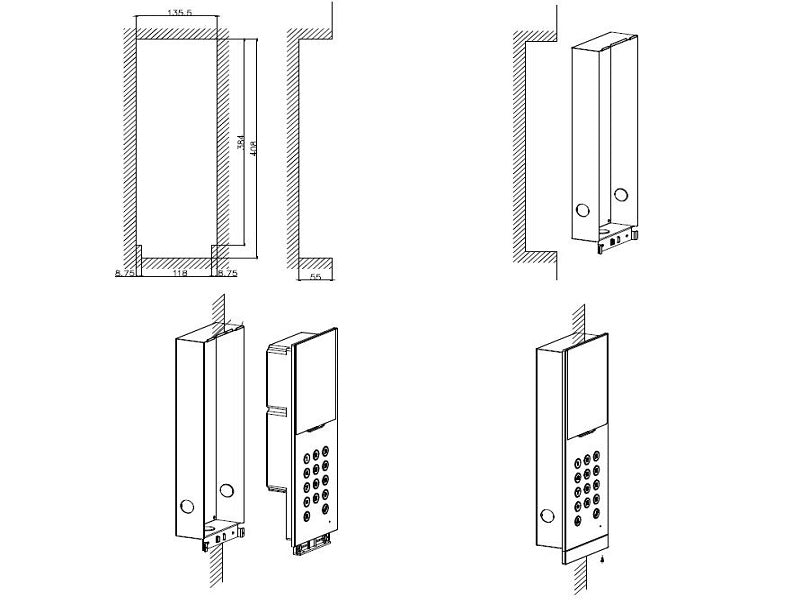 HIKVISION Kd8023-E6 Door Station