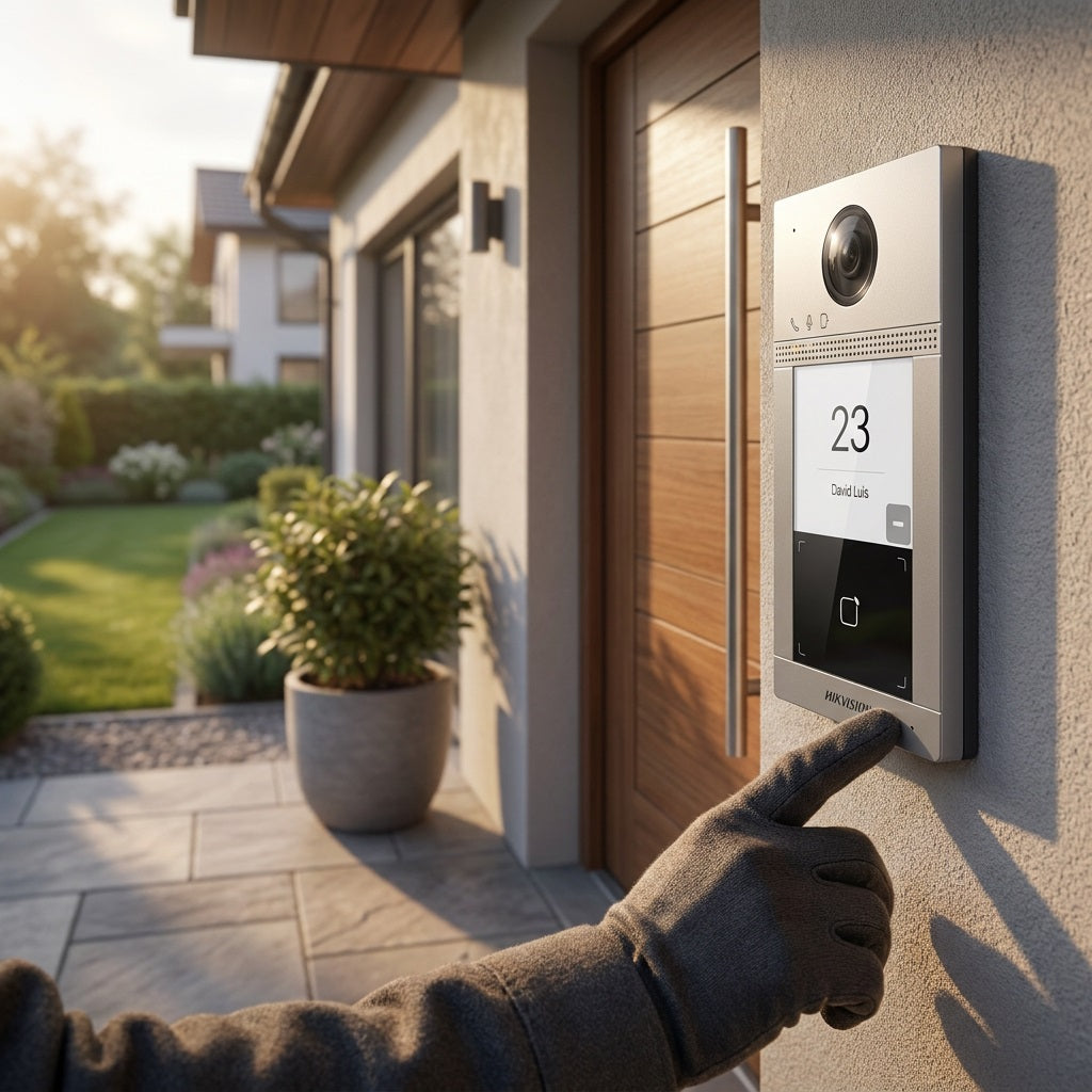 HIKVISION 1 Button Metal Villa Door