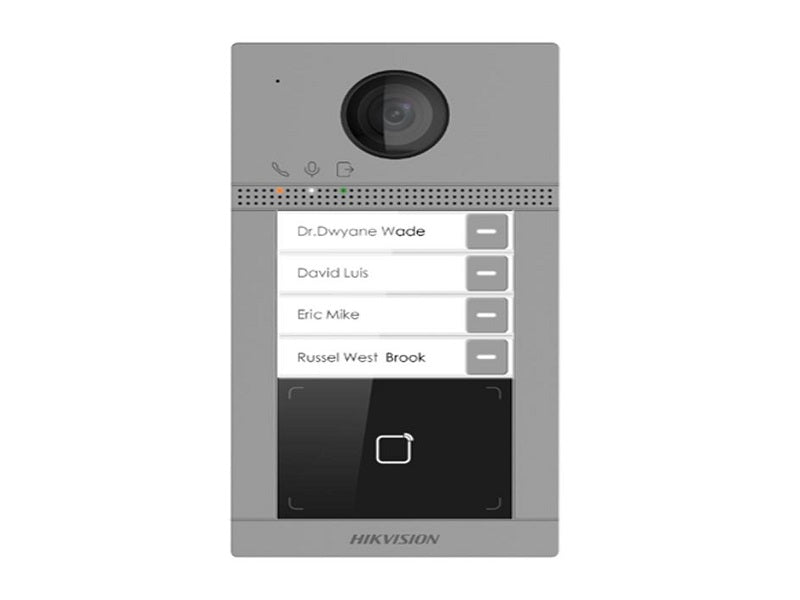 Hikvision 4 Button Metal Villa Door