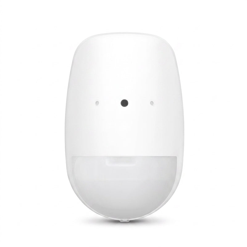 Hikvision DS-PDPG12P-EG2 glass-break detector shown front-on against a white background
