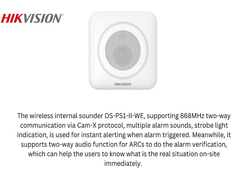 HIKVISION Wireless Internal Sounder