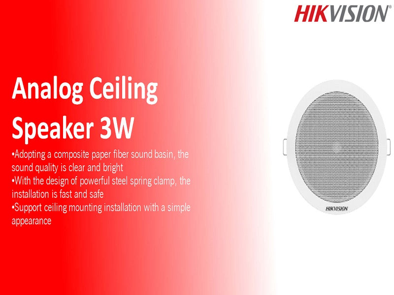 HIKVISION Analog Ceiling Speaker