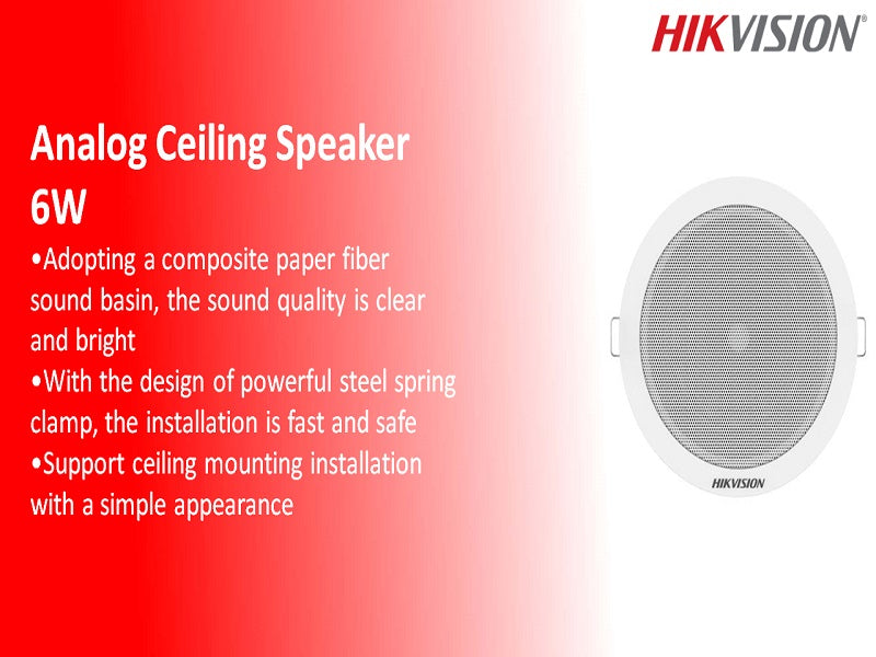 HIKVISION Analog Ceiling Speaker
