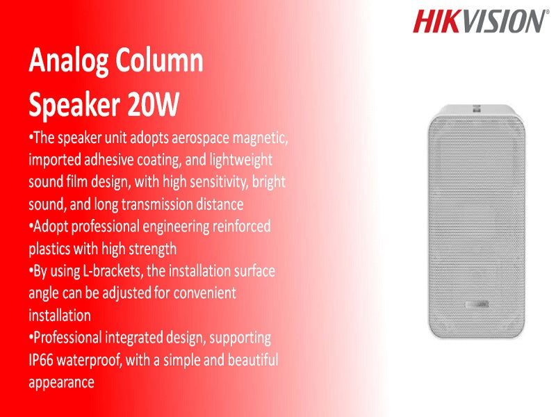 HIKVISION Analog Column Speaker