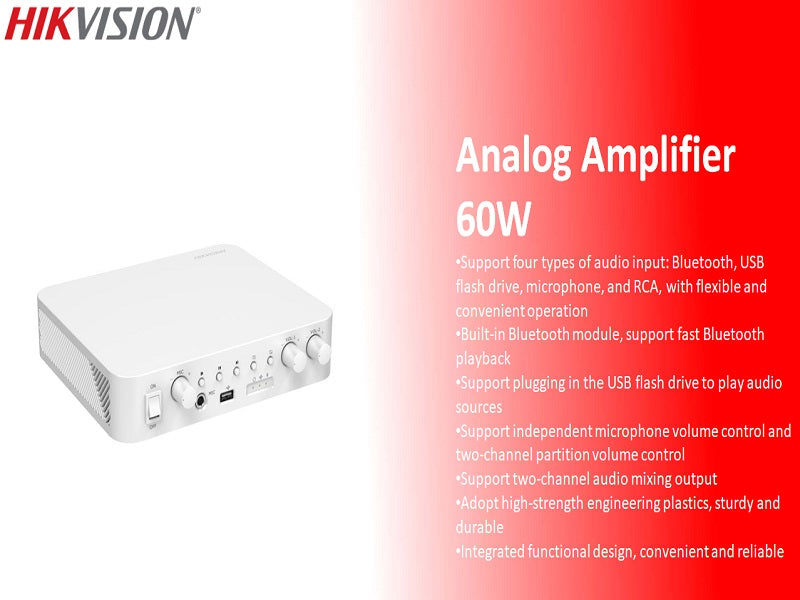 Hikvision 60W Analog Amlifier