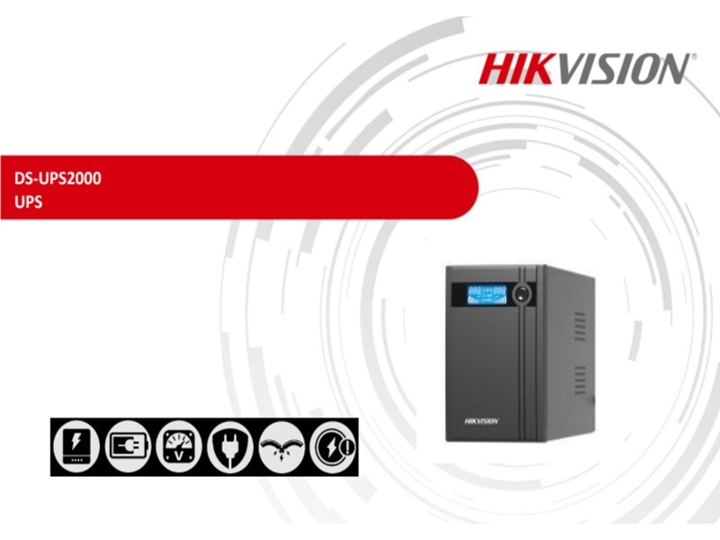 Hikvision 2000Vas Ups