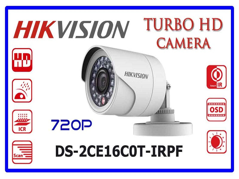 HIKVISION Bullet Cvbs/Thd  3.6Mm 720P