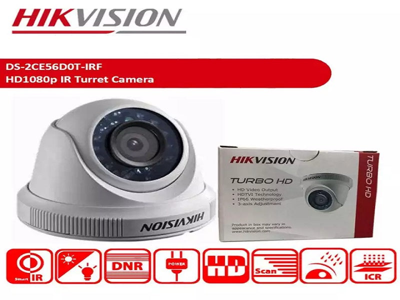 Hikvision 2Mp Dome 2.8Mm (Hard Plastic)