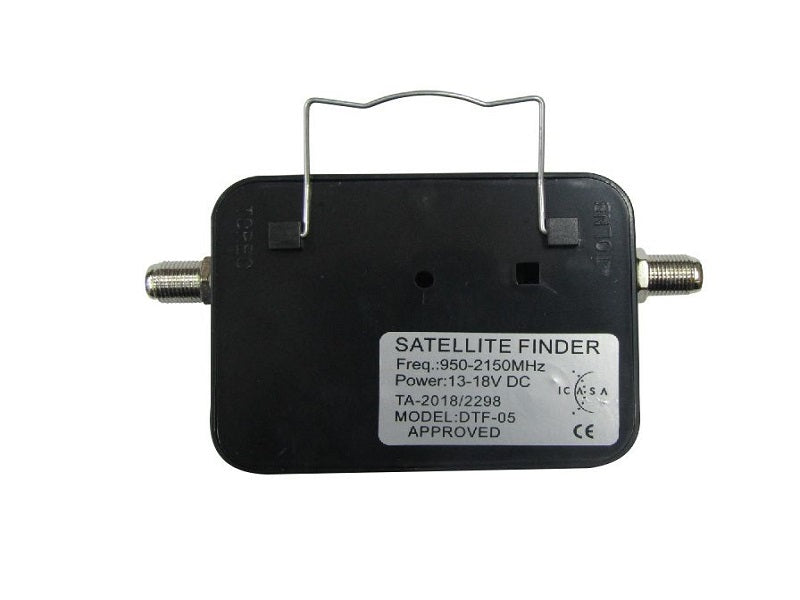 DTV DTF-05 Satellite Finder - In-Line Signal Meter, 950-2150MHz, LED & Buzzer