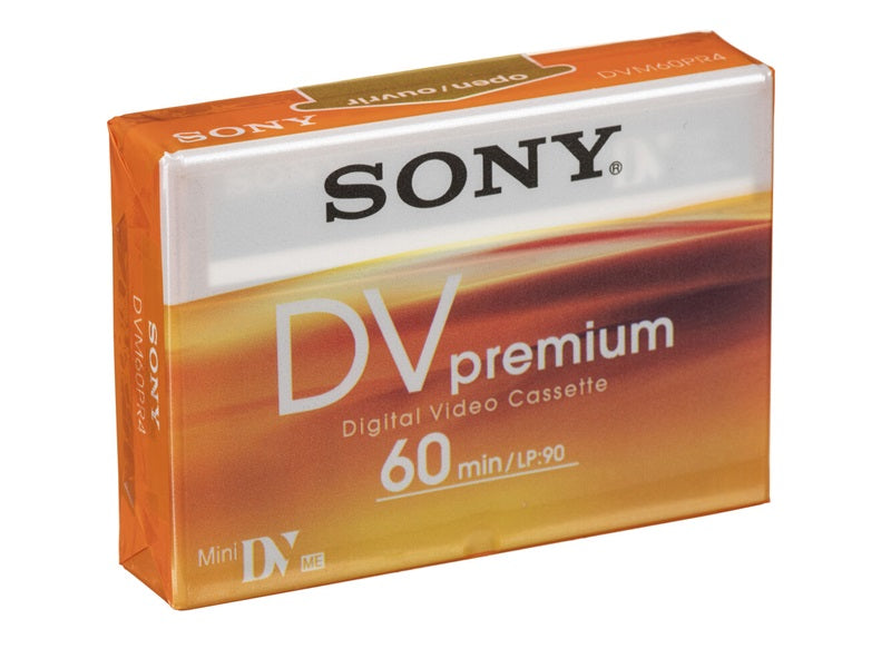 Sony DVM-60PR4 Mini DV Cassette 60-Min – HDV/DV Camcorder Tape (Single)