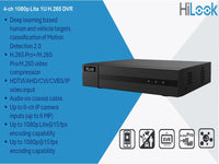 Hilook 4Ch 1080P Lite 1U Dvr 204Q