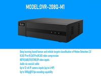 Hilook 8Ch 1080P Lite 1U Dvr 208Q