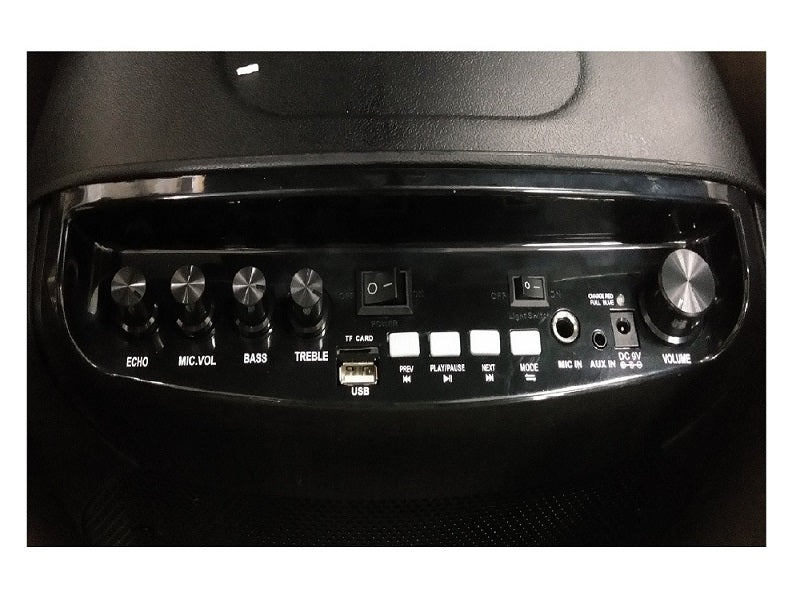 12" Trolly Speaker Wireless +Mic+Remote